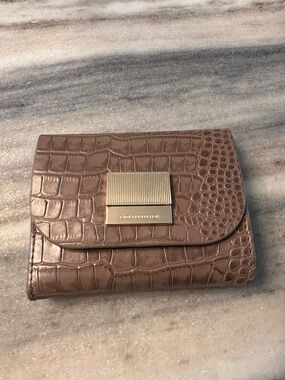 Paul Costelloe embossed leather wallet NWOT